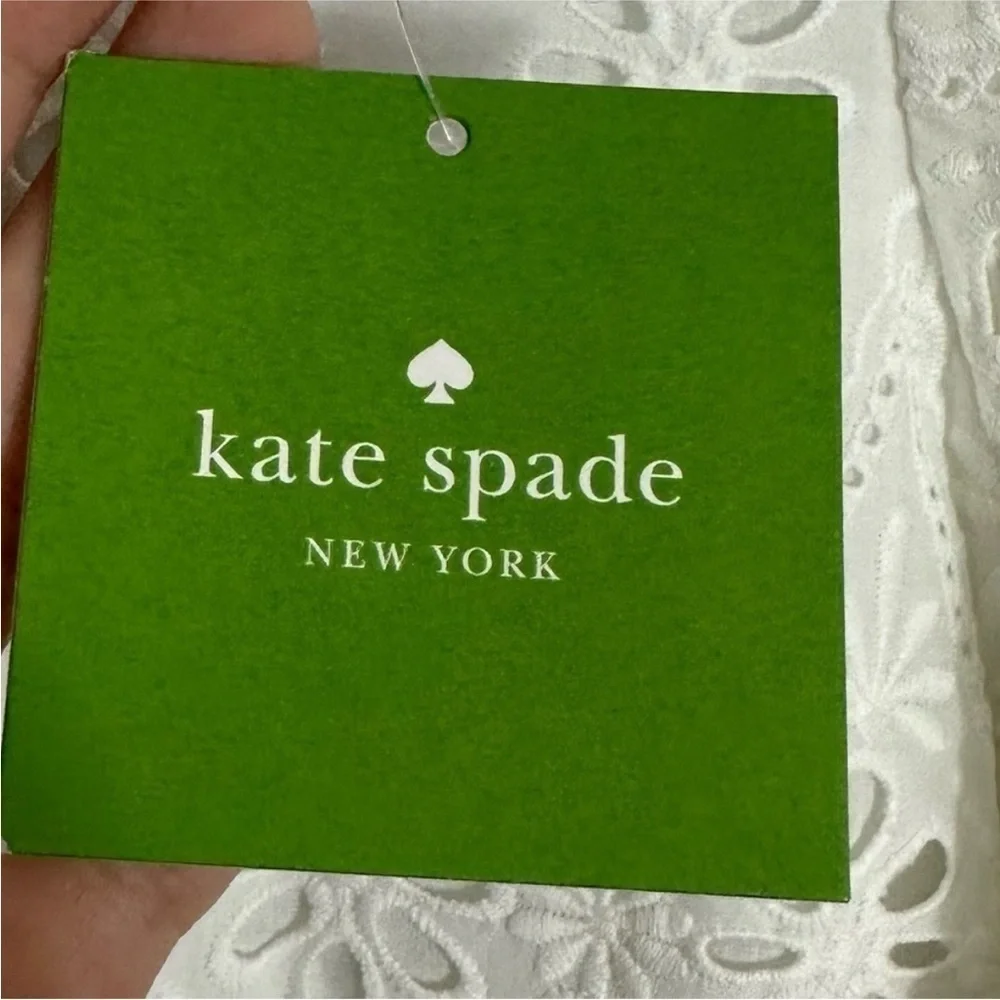 Kate Spade White Eyelet Shift Dress